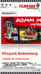 Mobile Screenshot of filmpark-babelsberg.de